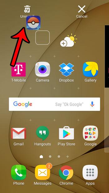 how to uninstall an app ion android marshmallow