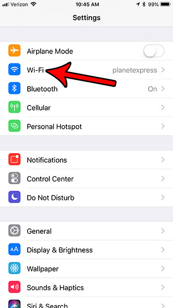 chage wireless password iphone 7