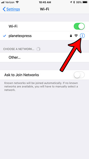 hw to change password for iphone wireless network