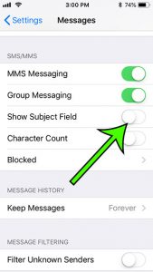 how remove subject on iphone 3 How to Get Rid of Subject in Text Message on an iPhone (3 Step Quick Guide)