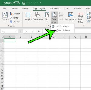 how clear print area excel 3 How to Clear a Print Area in Excel for Office 365