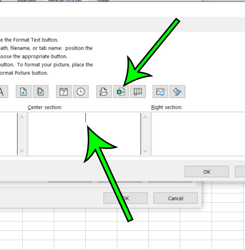 how to add a filename to each page in excel
