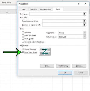 how change print order excel 4 How to Change the Page Order When Printing in Excel for Office 365