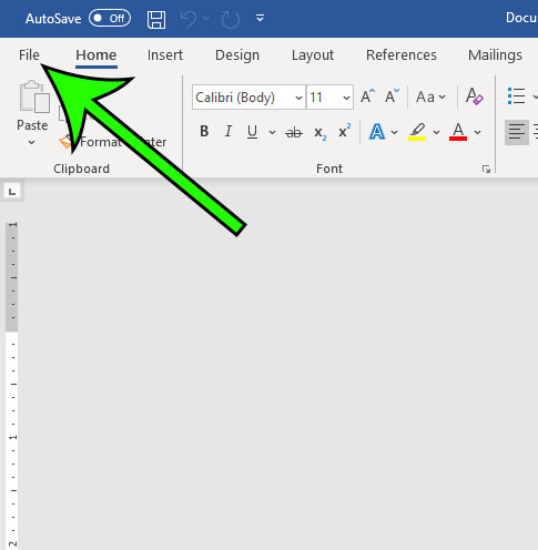 How to Print Four Pages Per Sheet in Microsoft Word for Office 365 1 select the File tab
