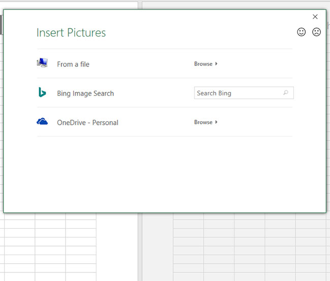 how to insert picture in Excel header
