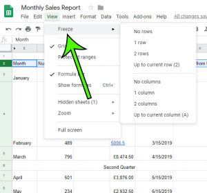 how to freeze row google sheets 3 How to Freeze a Row in Google Sheets