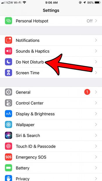 what does Do Not Disturb do on an iPhone