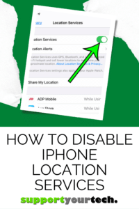 How to Turn Off Location Services on an iPhone 11