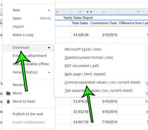 how download csv google sheets 2 How to Download Google Sheets as a CSV File