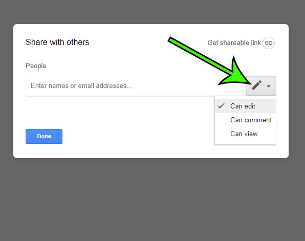 how to share a Google Docs file
