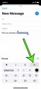 how use strikethrough email iphone 5 Can You Cross Out Text on iPhone?