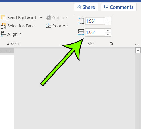 make the length and the width equal