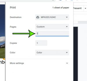 how to print a single Google Slide