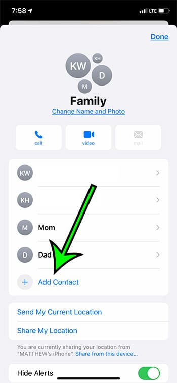 how to add someone to a group text with iPhone and Android