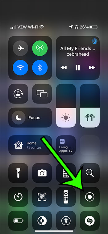 how to use screen recorder on iPhone 13