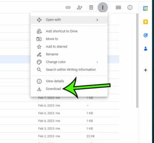 how to download folder from Google Drive