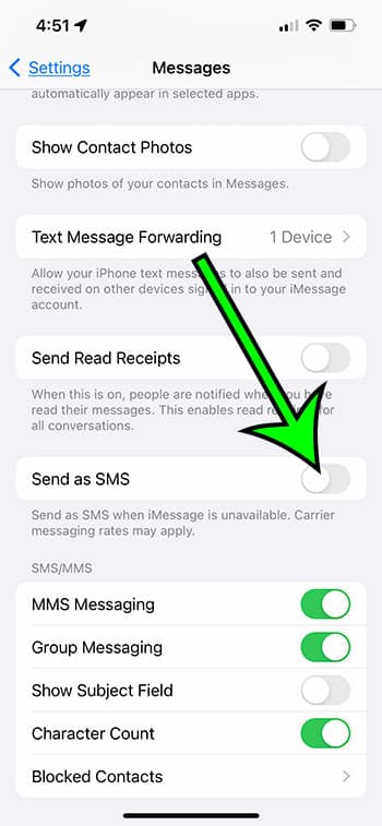 how to stop people from knowing you read their texts on an iPhone 13