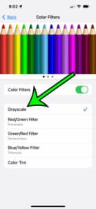 how to turn grayscale on or off on iPhone 13