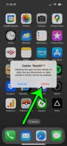 how to delete iPhone 13 apps