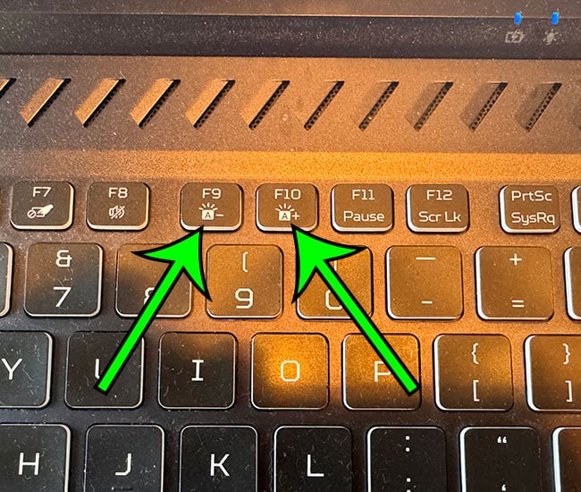 How to turn on keyboard light windows 11 a step by step guide
