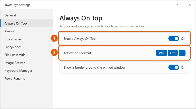 win10 powertoys always on top settings How to Keep a Window on Top in Windows 10
