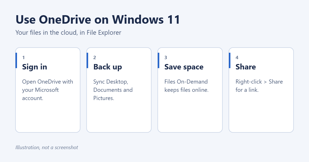 How to Use OneDrive on Windows 11 1 How to use OneDrive on Windows 11